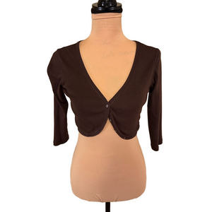 Brown VS Tee Shop crop top